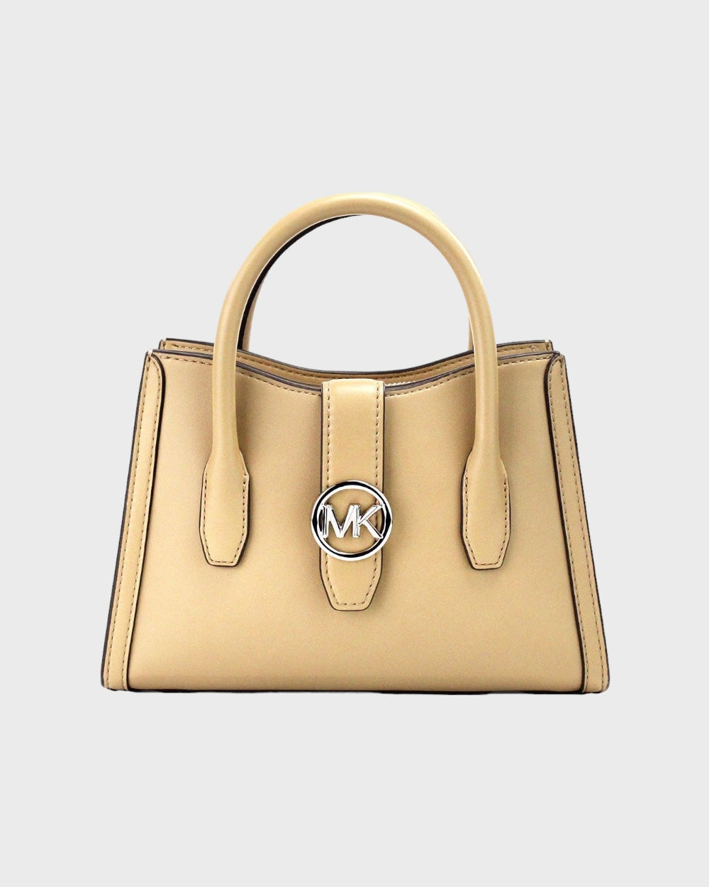 Michael Kors Gabby Klein Beige Crossbody Tas