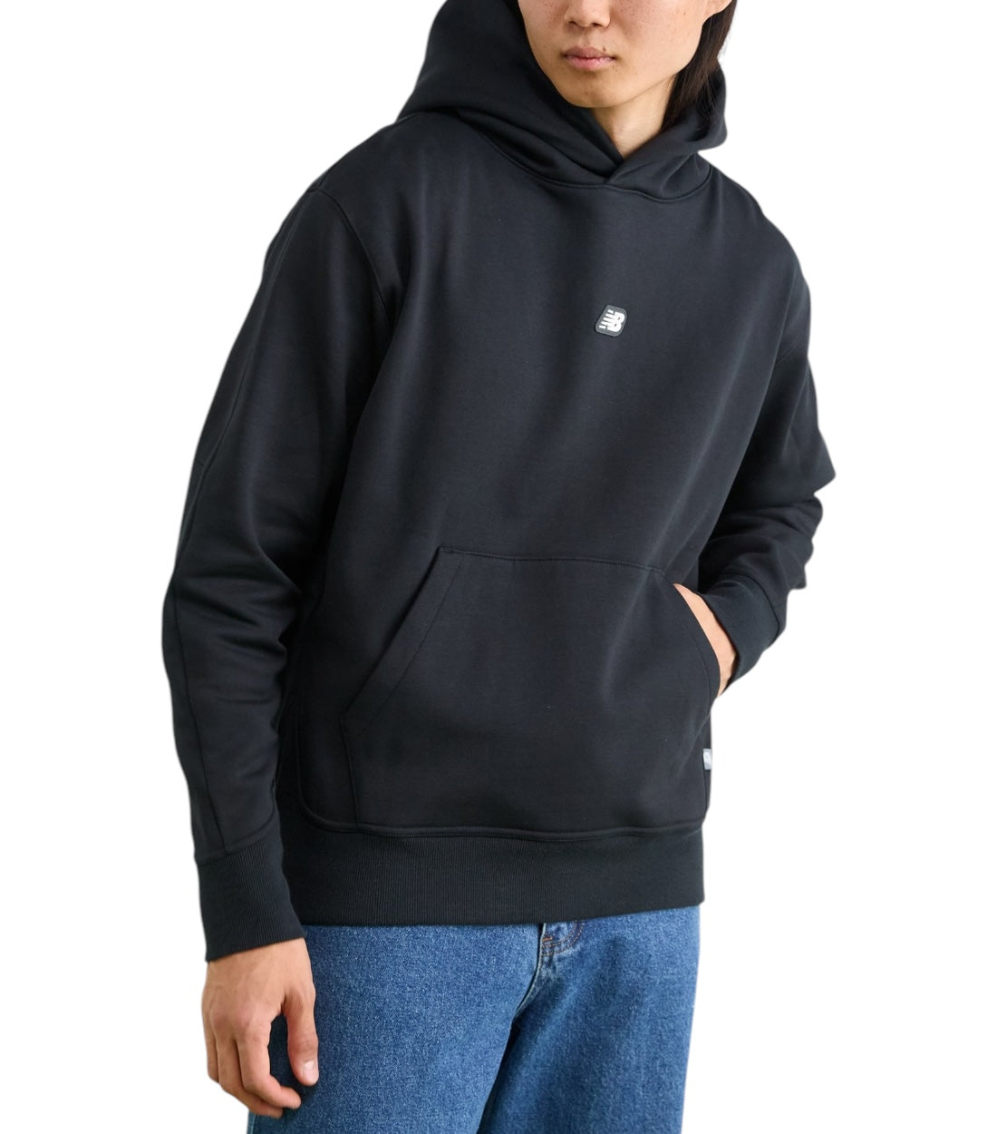 New Balance Zwart Hoops Uniform Hoodie