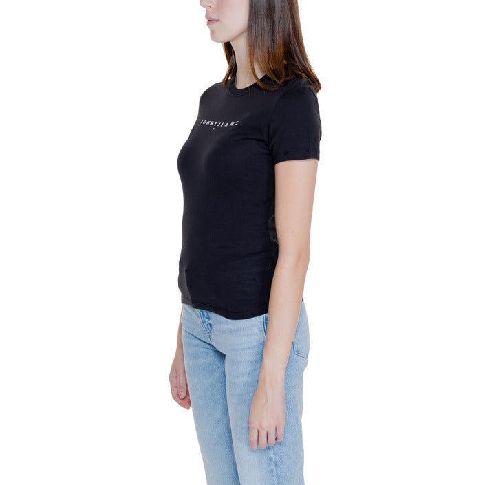 Tommy Hilfiger Jeans Zwart T-shirt Dames