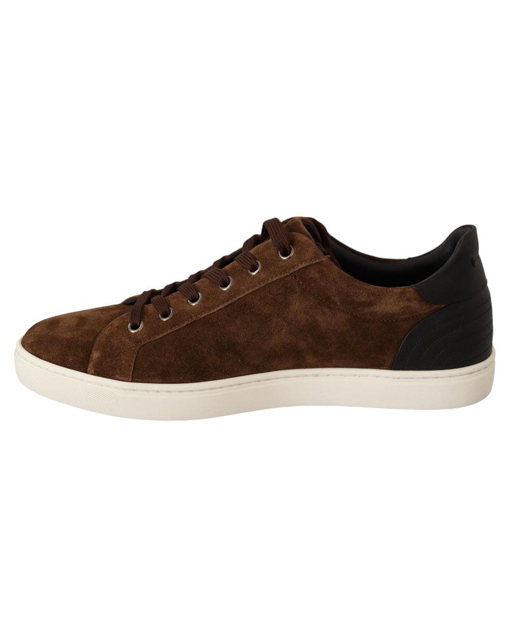 Dolce & Gabbana Bruin Suede Sneakers