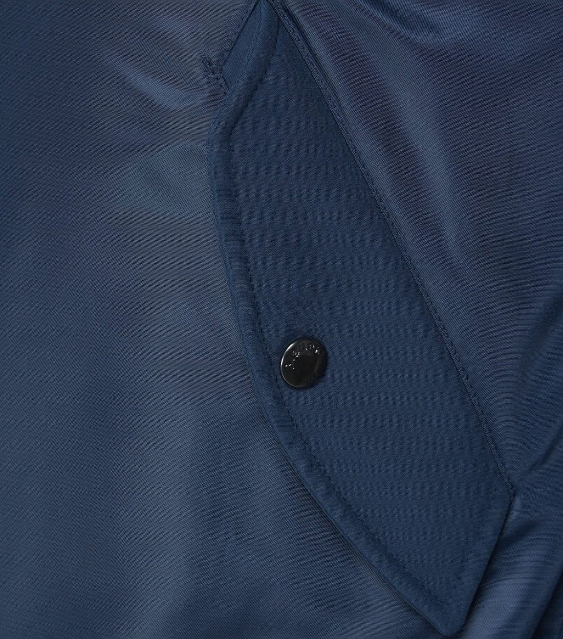 Blauer Blouson Met Contrasterende Achterkant In Marineblauw