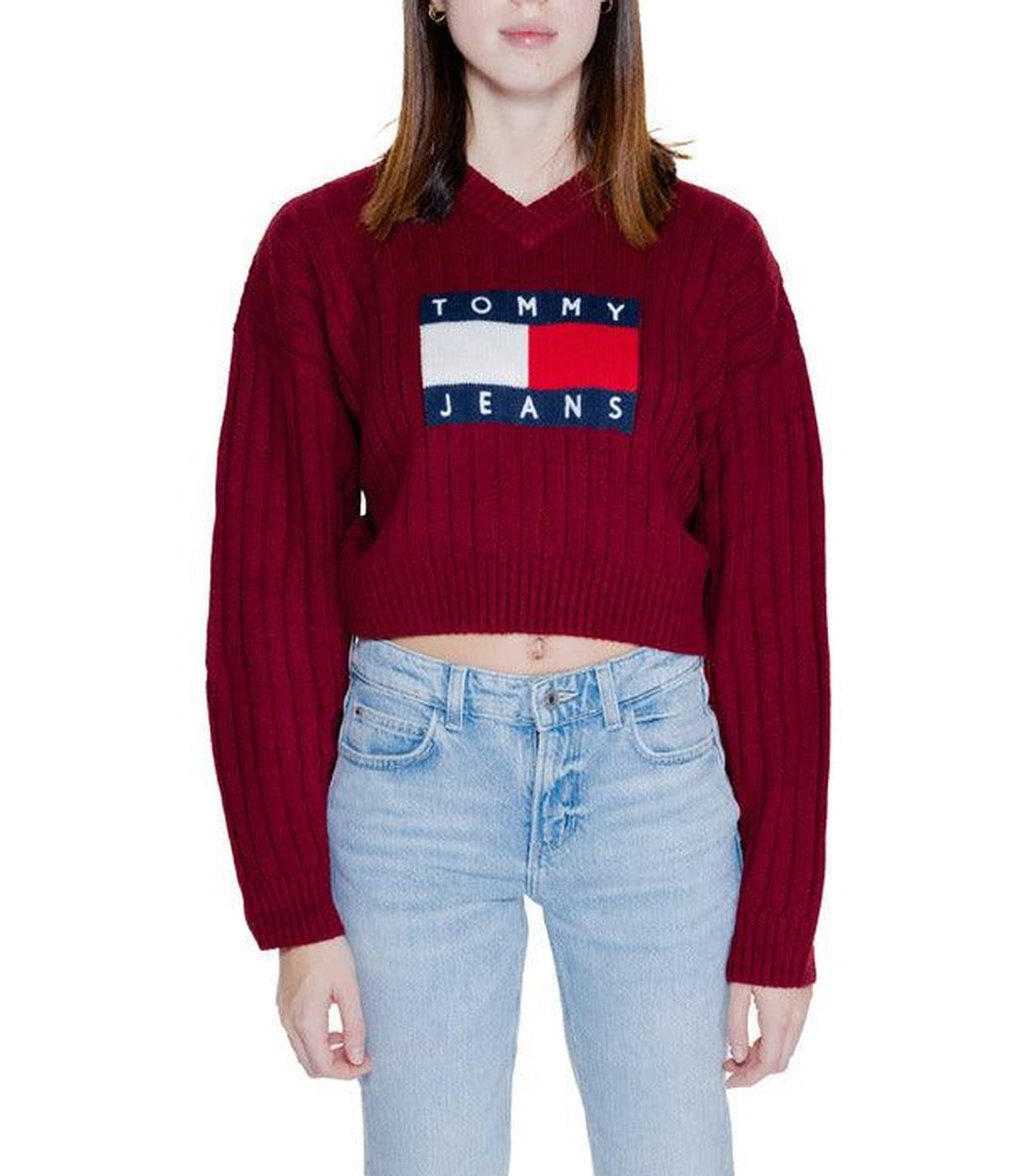 Tommy Hilfiger Jeans Bordeaux Trui Dames