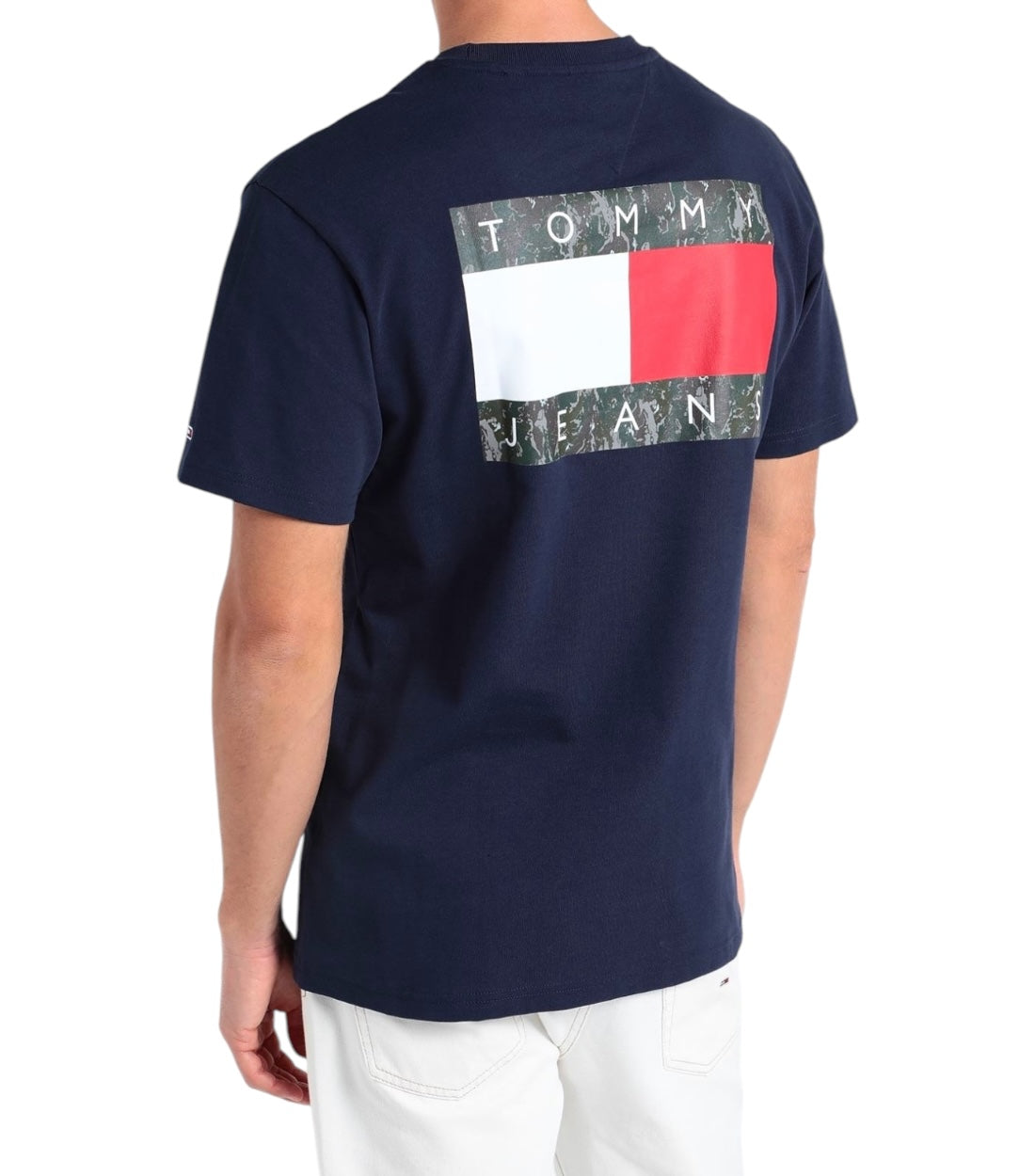 Tommy Hilfiger Jeans TJM Camo Flag Script T-shirt