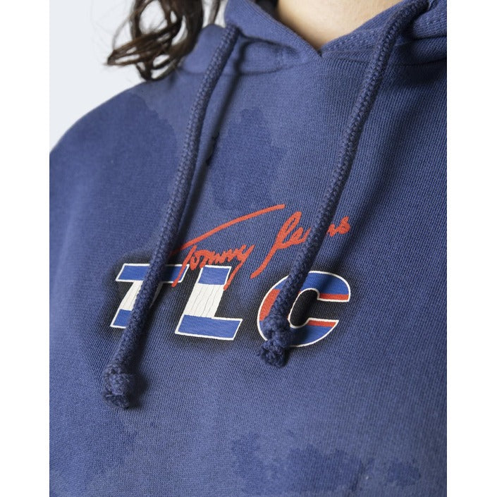 Tommy Hilfiger Jeans Blauw Hoodie Dames