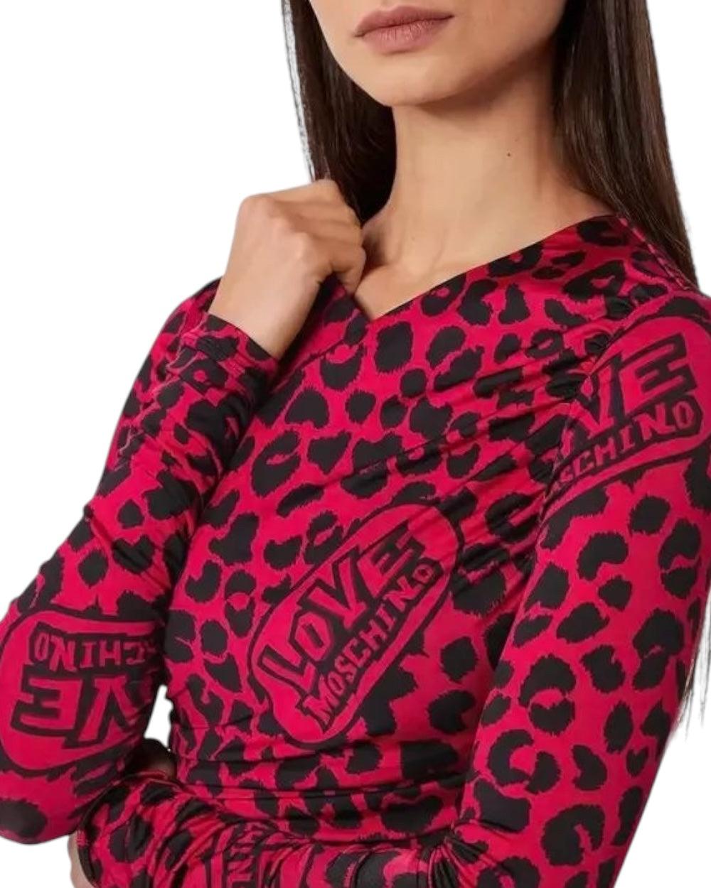 Love Moschino Rood Jurk