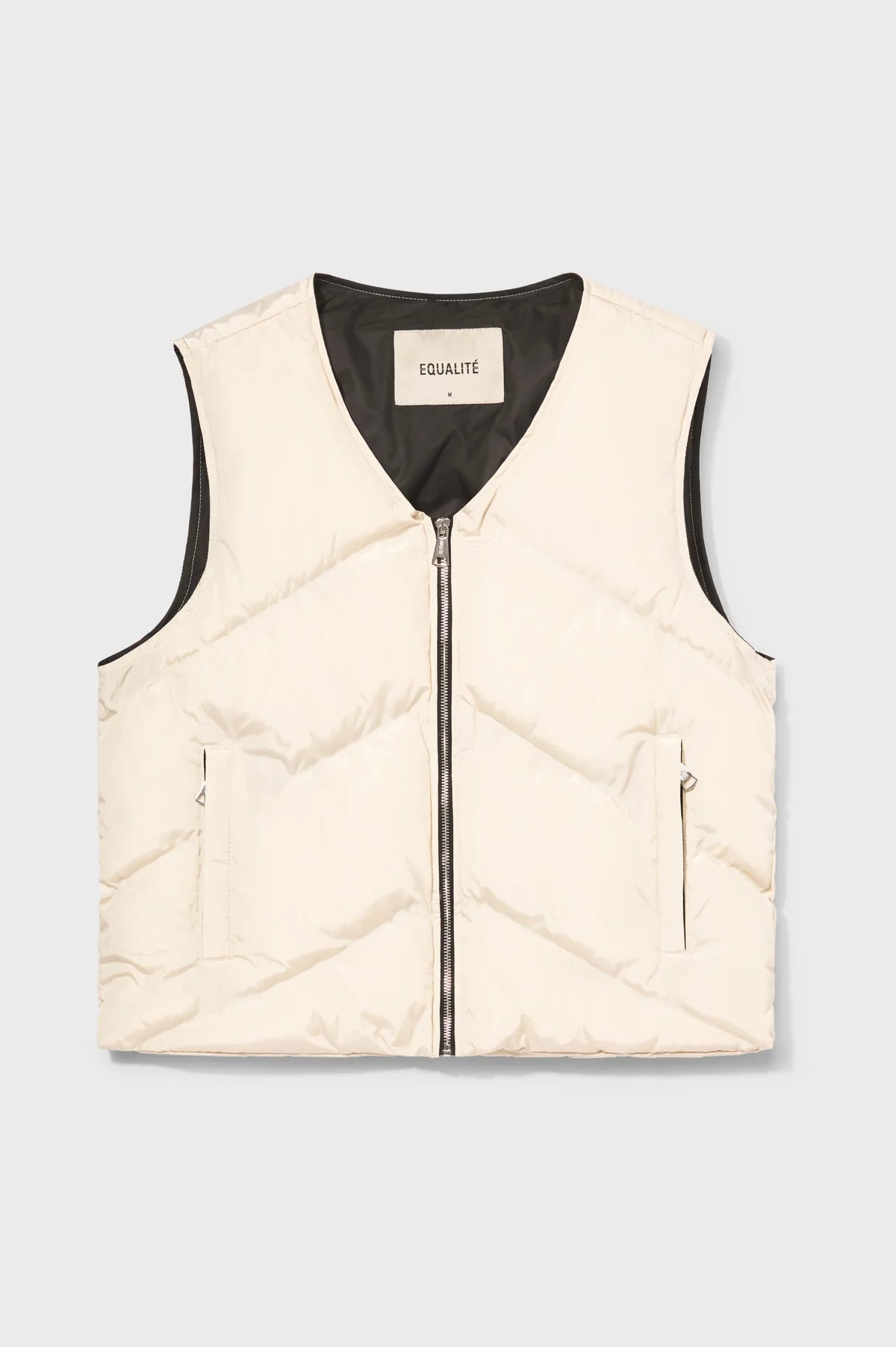 Equalité | Diagonal Bodywarmer Off-White