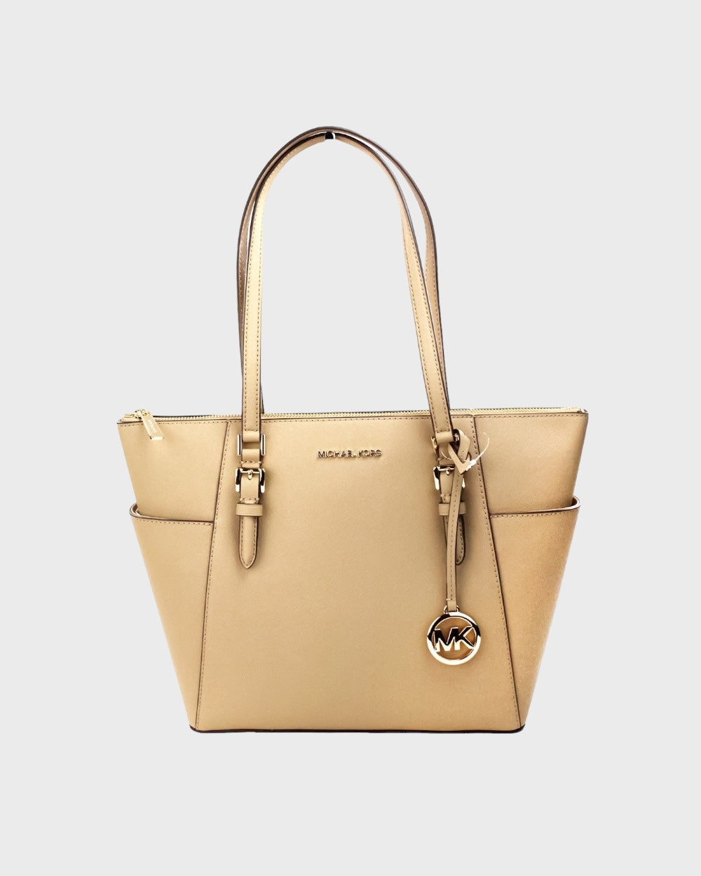 Michael Kors Charlotte Beige Handtas