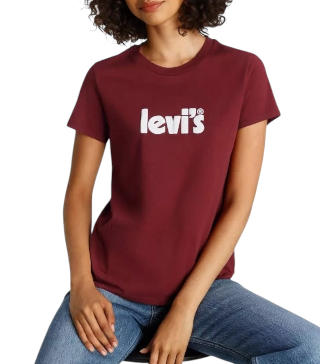 Levi`s Bordeaux T-shirt Dames