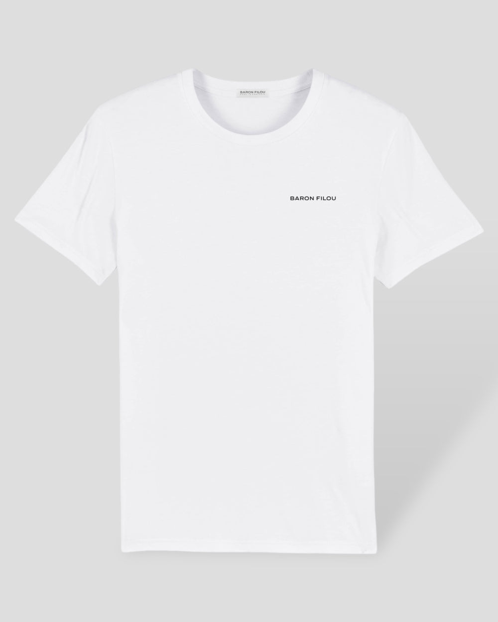 Baron Filou | Organic Back Print Wit T-shirt Unisex LXXVIIII