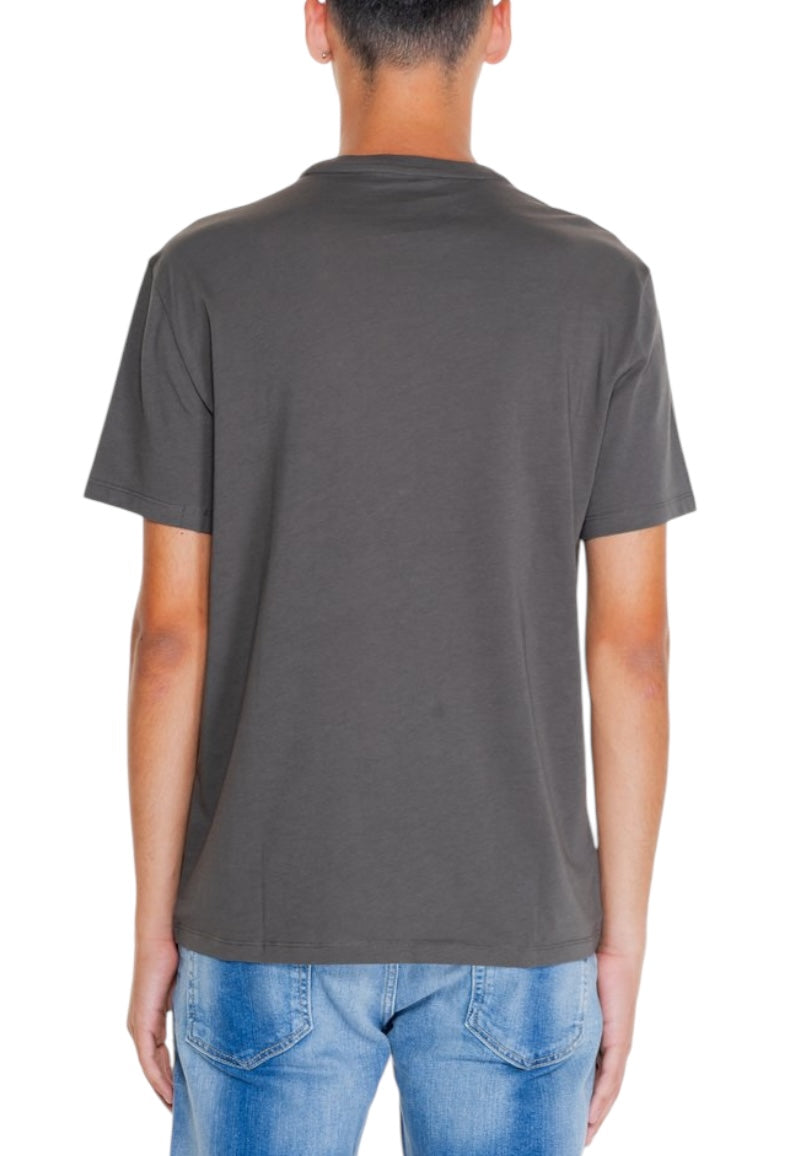 Armani Exchange Zwart Olive T-shirt Met Logo