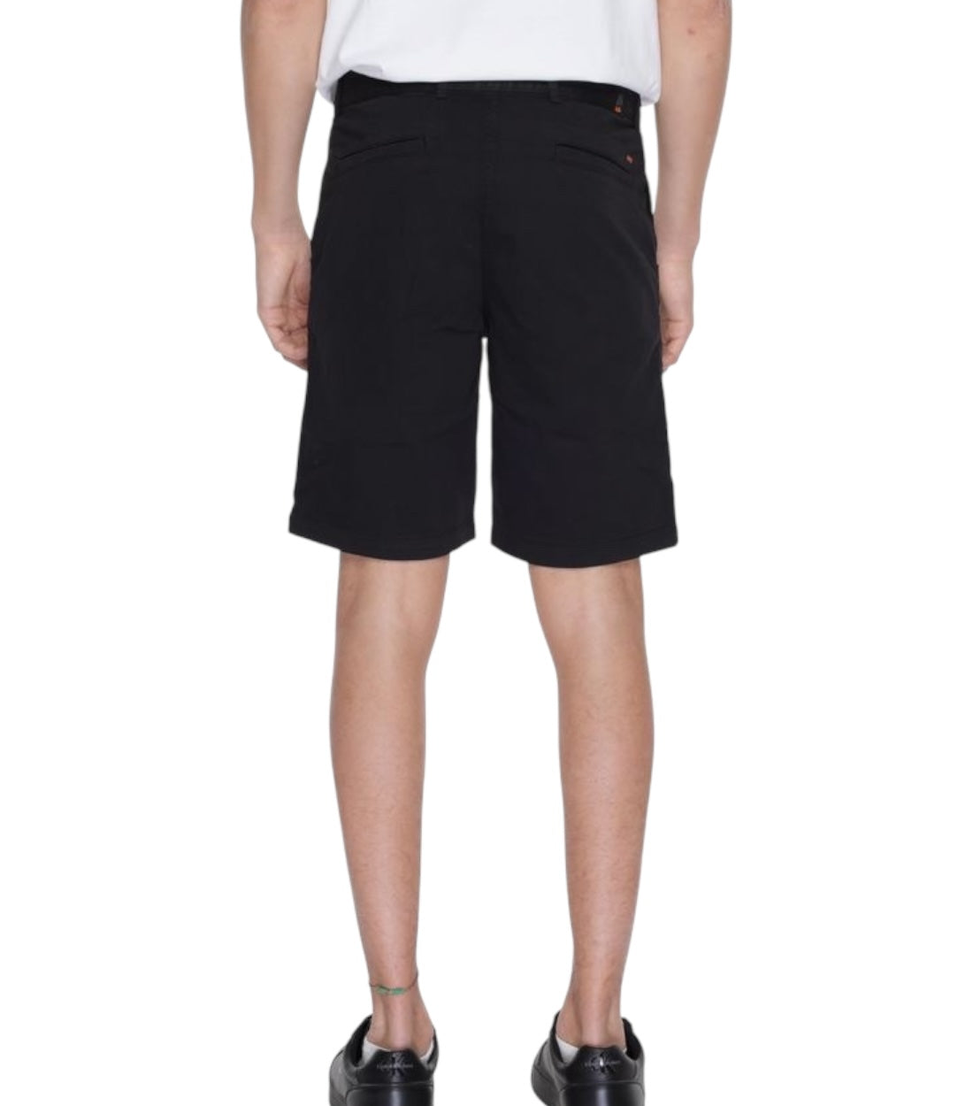 Hugo Boss Zwart Katoenen Chino Shorts