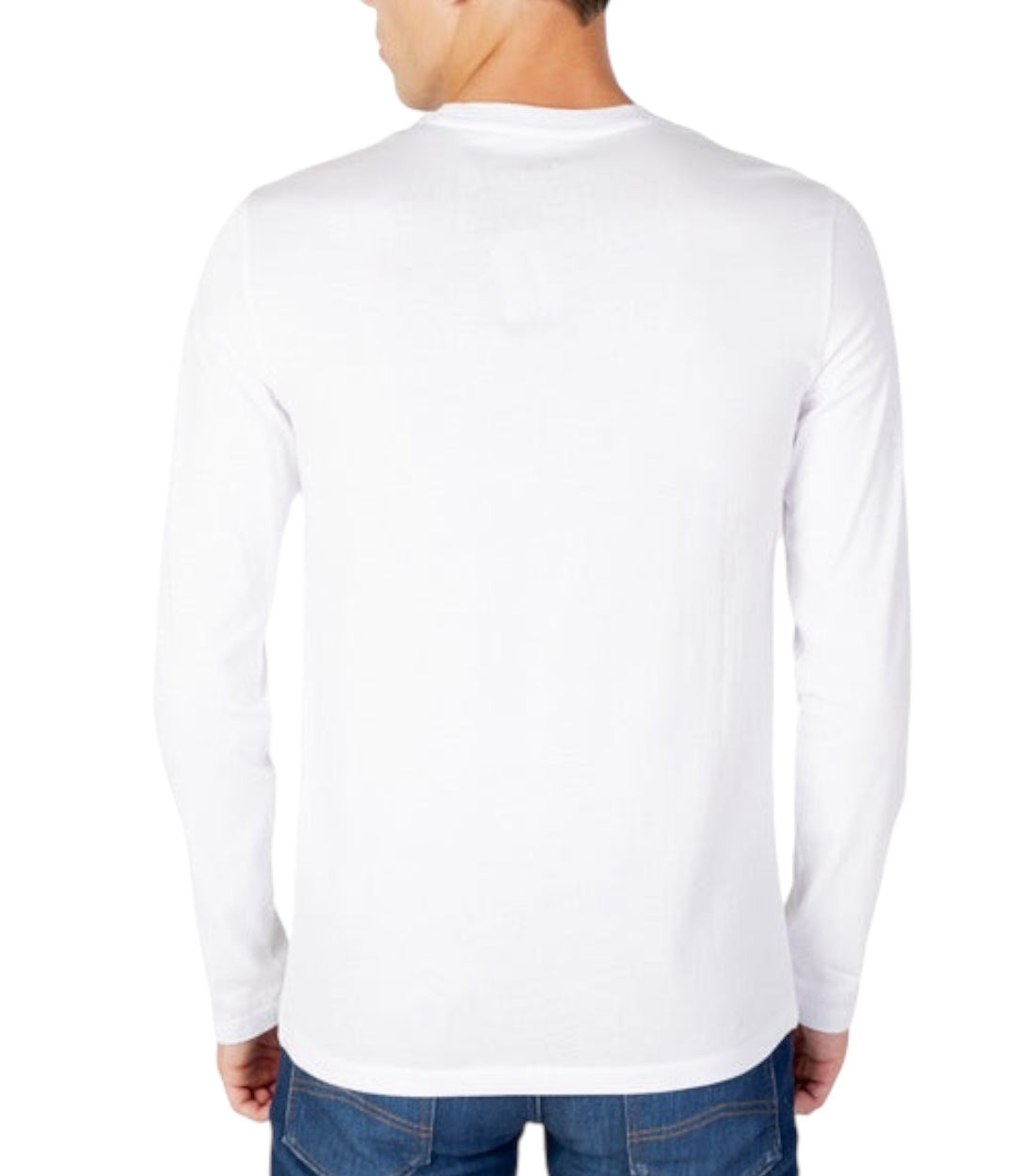 Armani Exchange Wit T-shirt Long Sleeve Met Logo