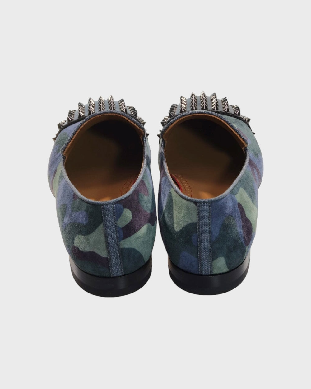 Christian Louboutin Spooky Camouflage Loafers Met Studs