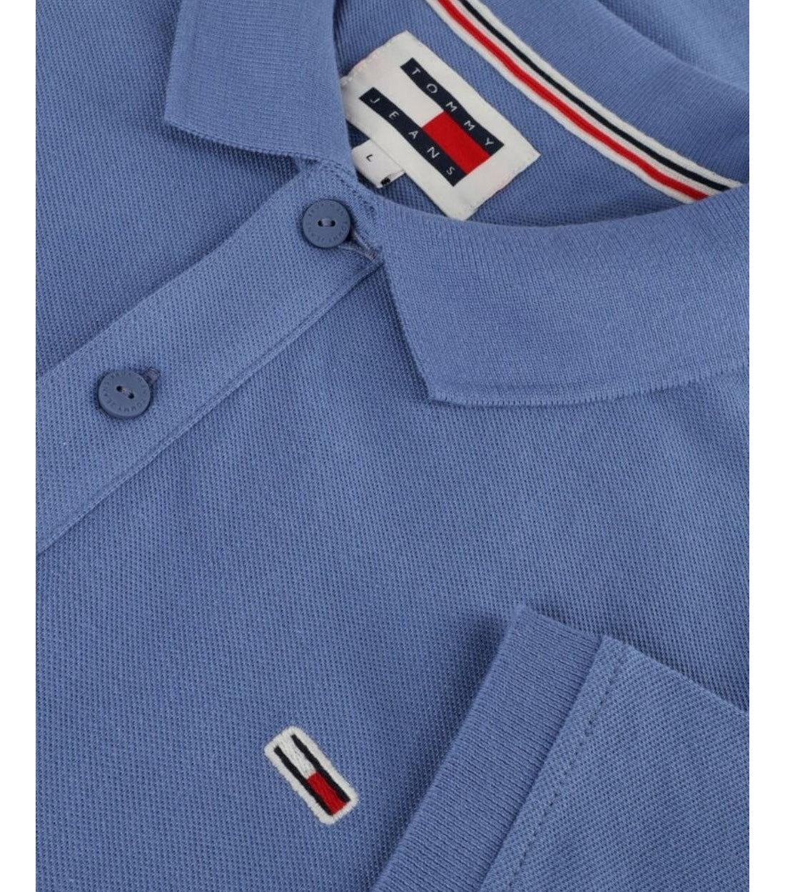 Tommy Hilfiger Blauw Slim Palet Polo