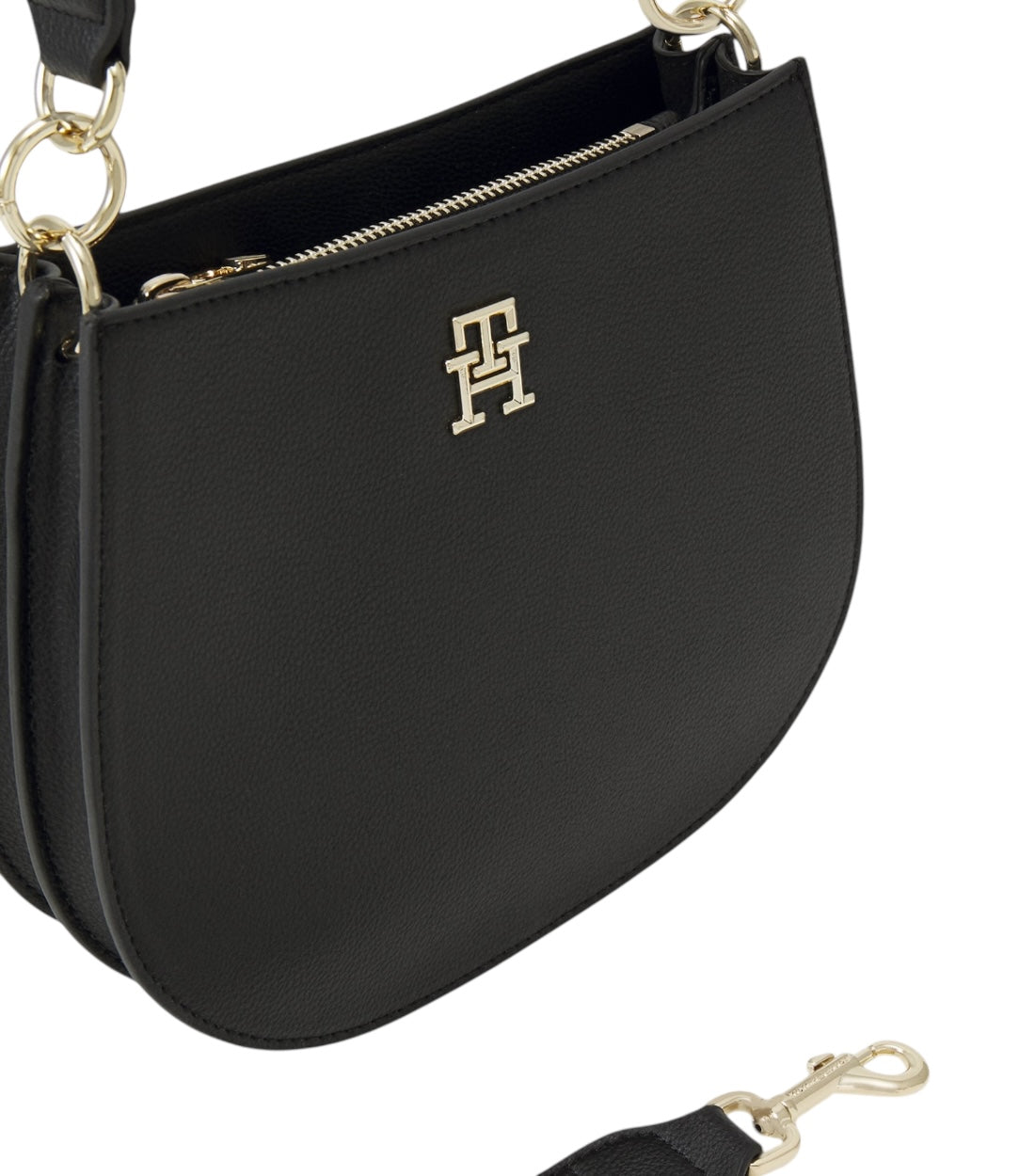 Tommy Hilfiger Zwart Kabelka Life Med Crossover Tas