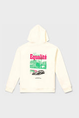 Equalité | Front Runner Oversized Hoodie Off-white Unisex