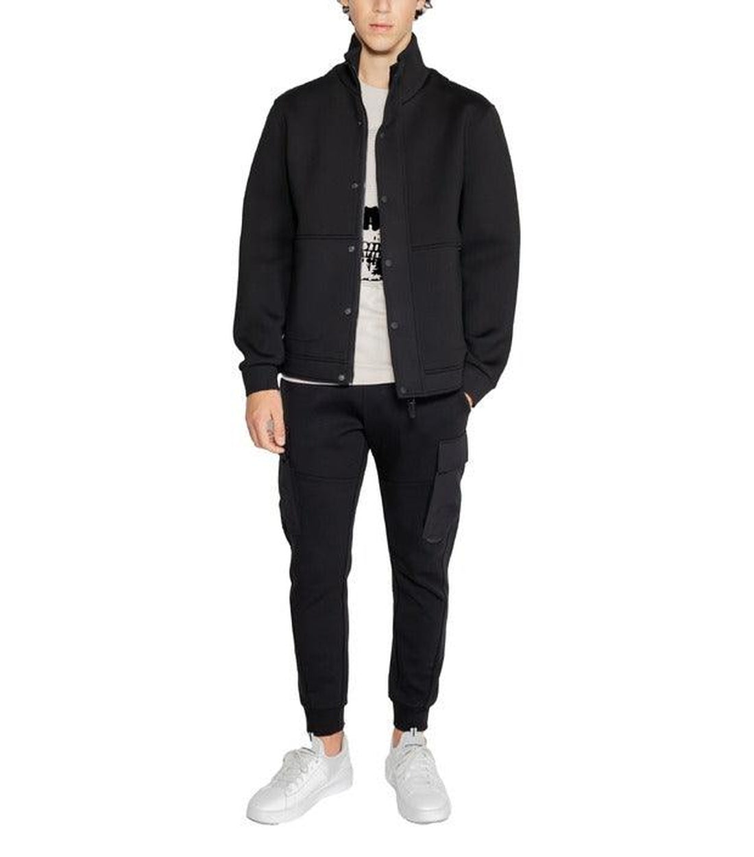 Antony Morato Zwart Windbreaker Jas