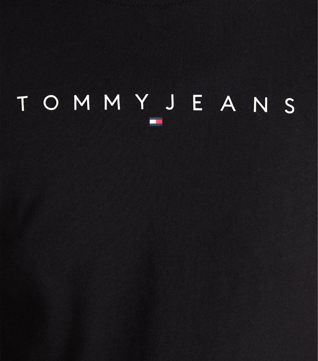 Tommy Hilfiger Jeans Zwart Slim Linear Longsleeve T-shirt Dames