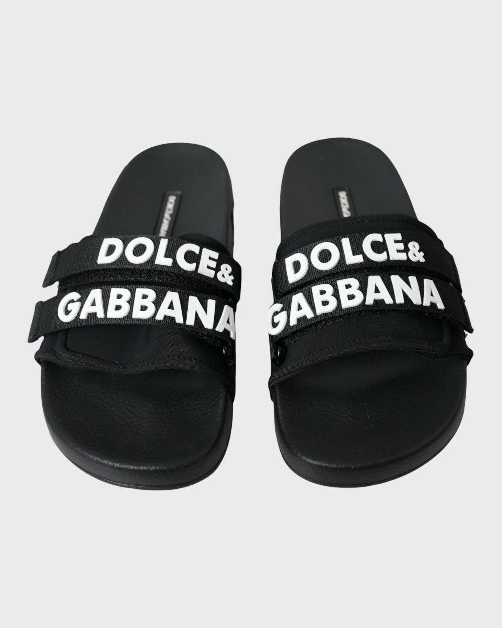 Dolce & Gabbana Zwart Beachwear Slippers