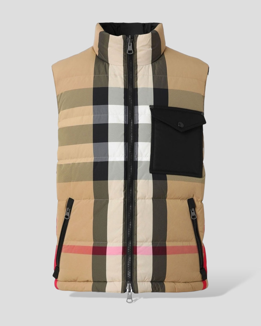 Burberry Omkeerbaar Bodywarmer Zwart/Beige