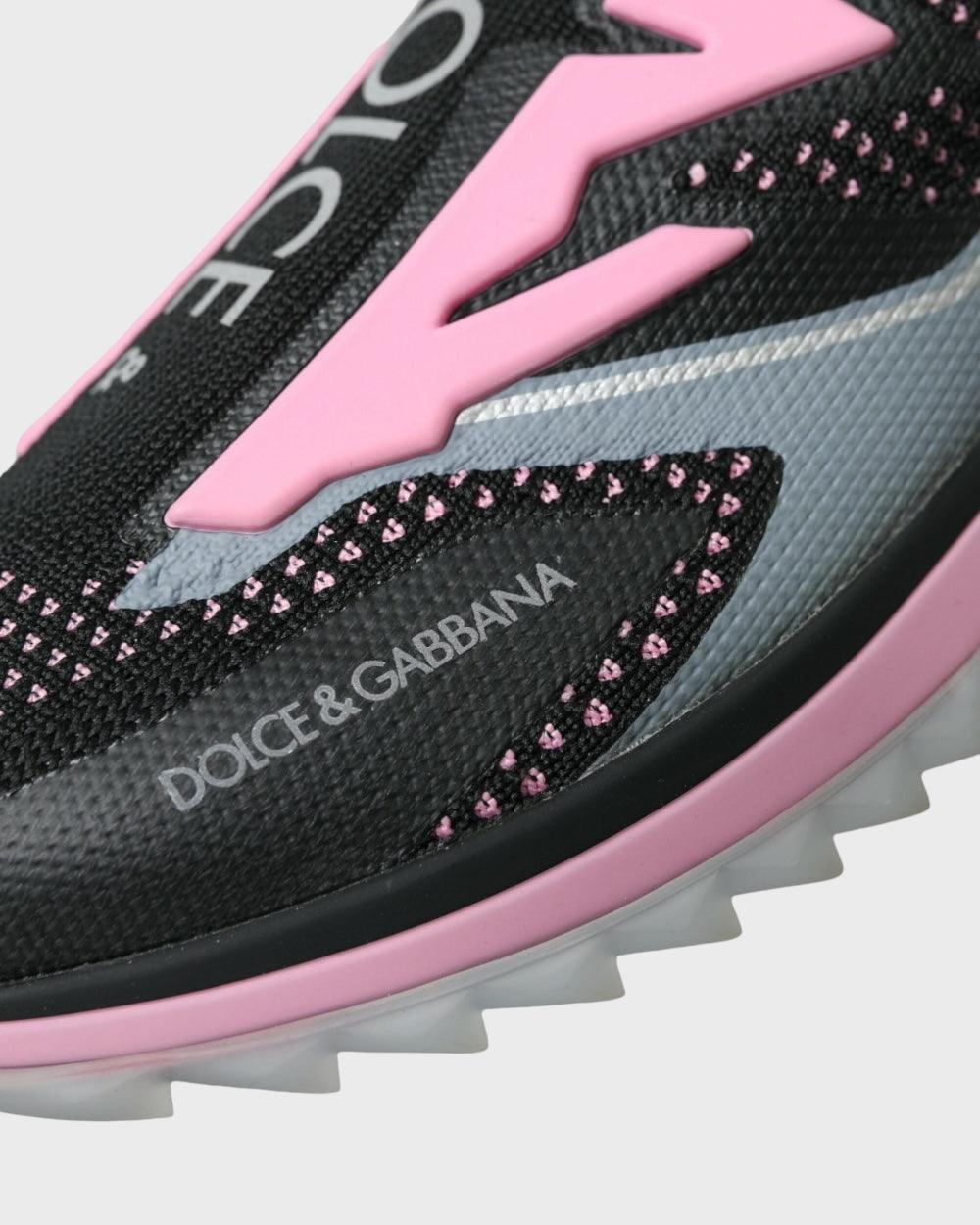 Dolce & Gabbana Sorrento Zwart / Roze Sneakers