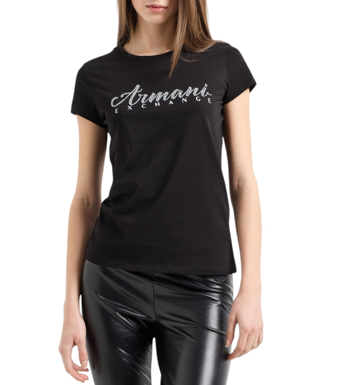 Armani Exchange Zwart T-shirt Met Logo