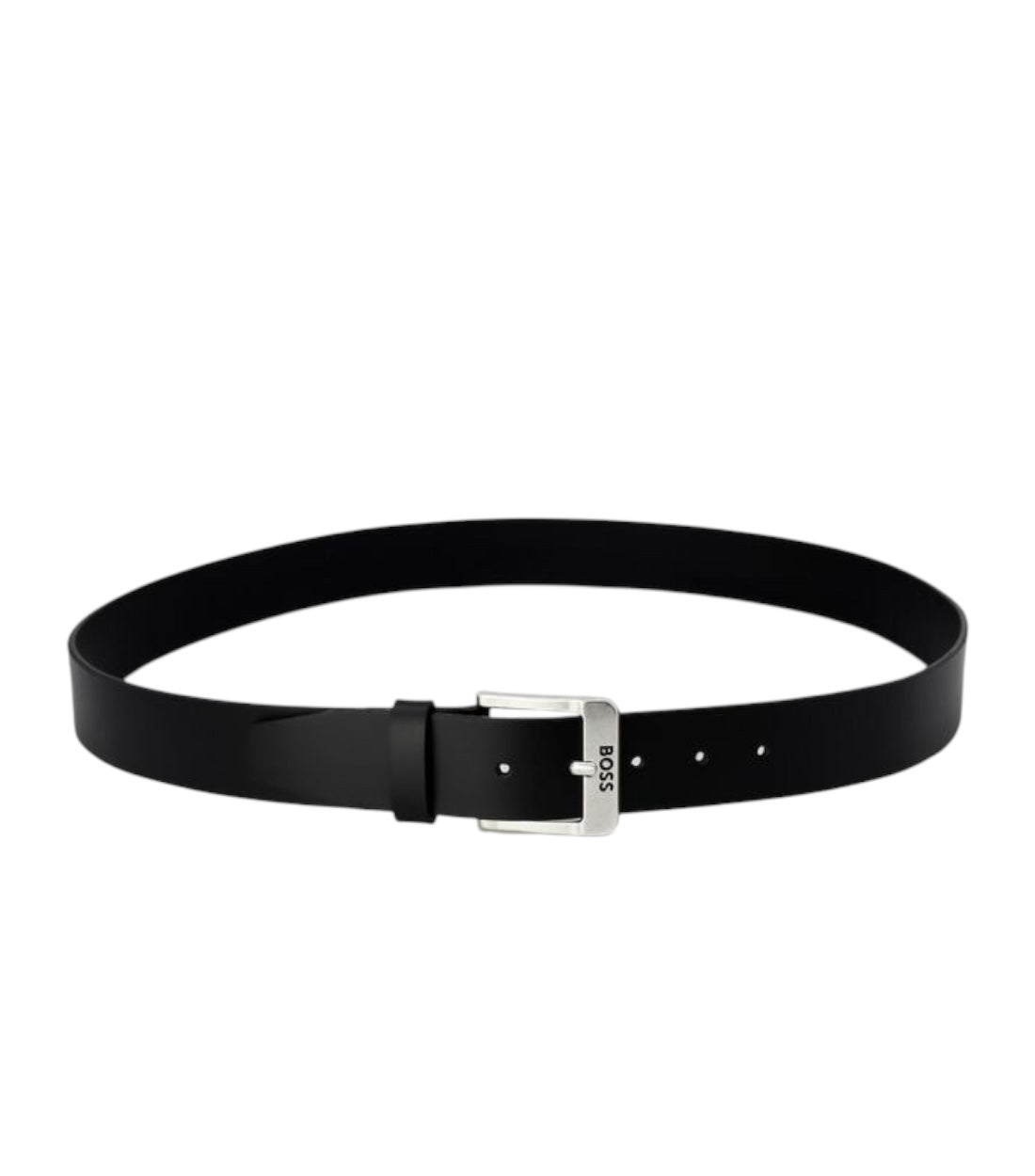 Hugo Boss Zwarte Leren Riem