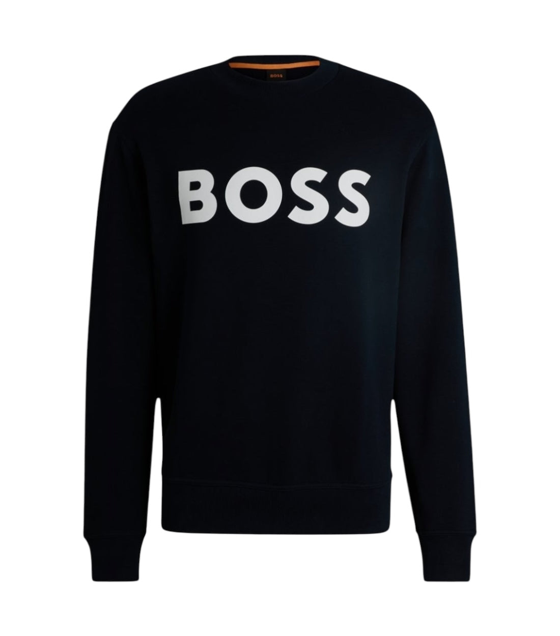 Suéter de algodón negro de Hugo Boss