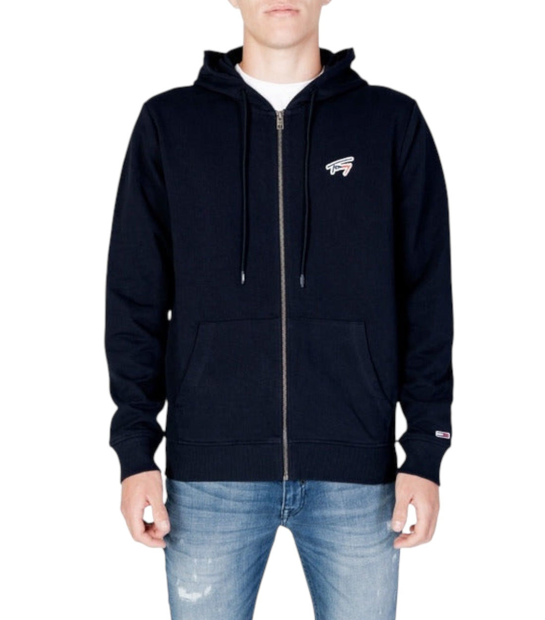 Tommy Hilfiger Jeans Blauw Zipped Hoodie