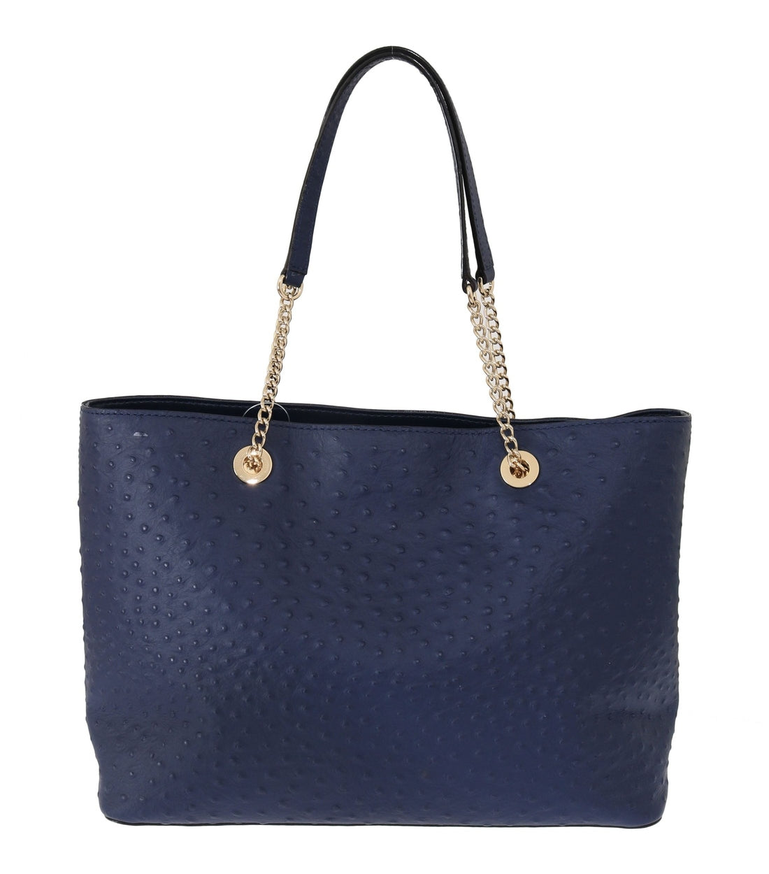 Kate Spade Blauw Elegant Ostrich Leren Handtas