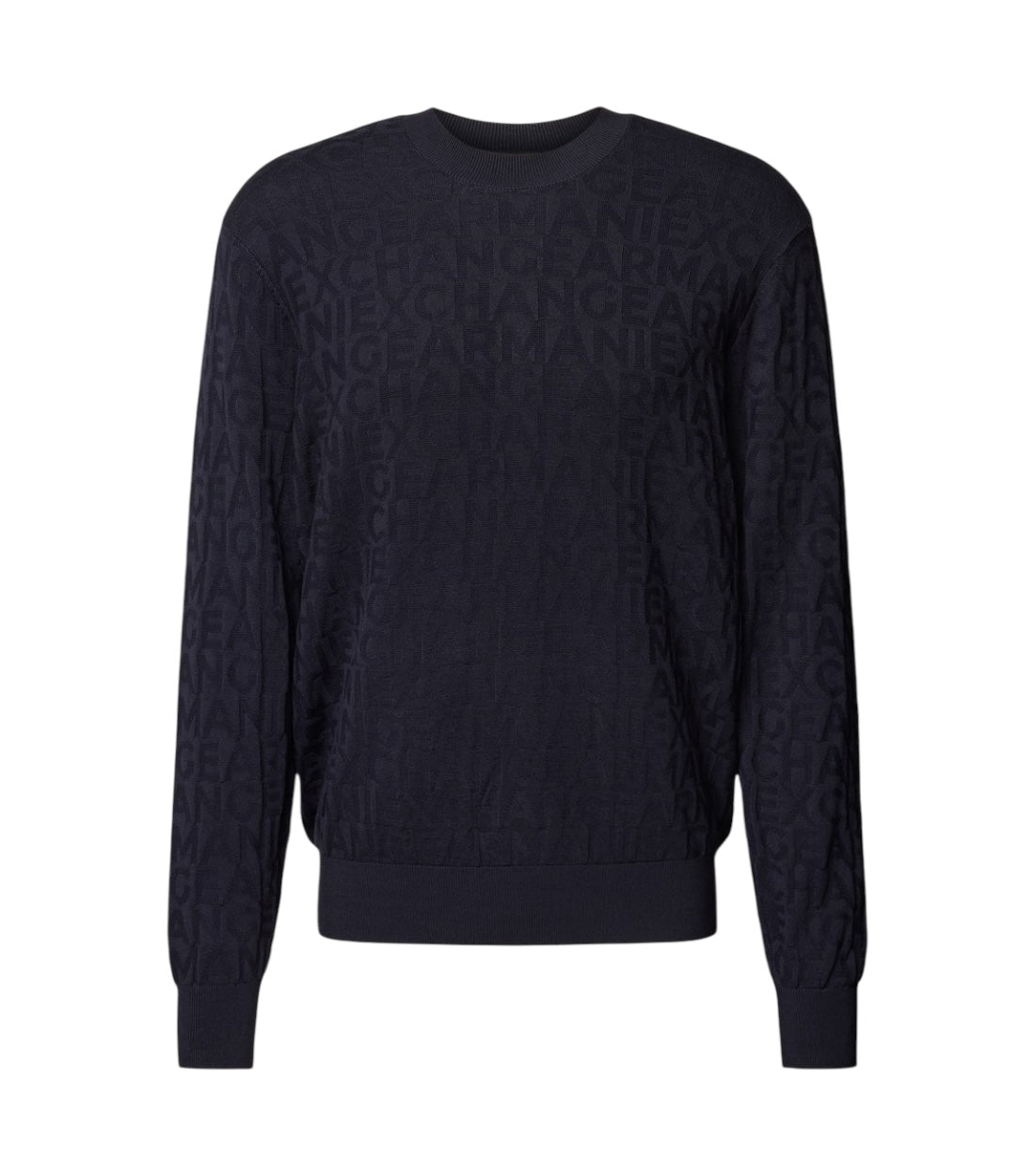 Armani Exchange Donkerblauw Gebreide Pullover