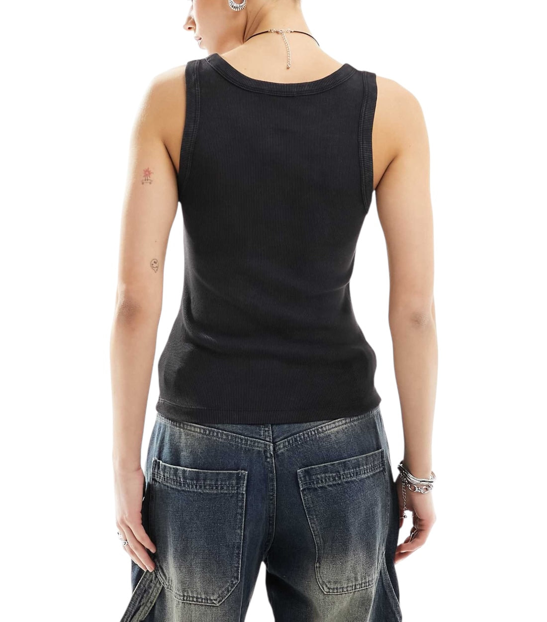 Calvin Klein Jeans Geribbeld Tanktop