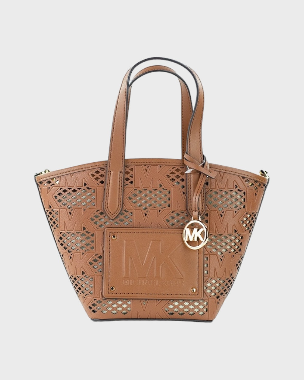 Michael Kors Kimber Bruin Messenger Handtas