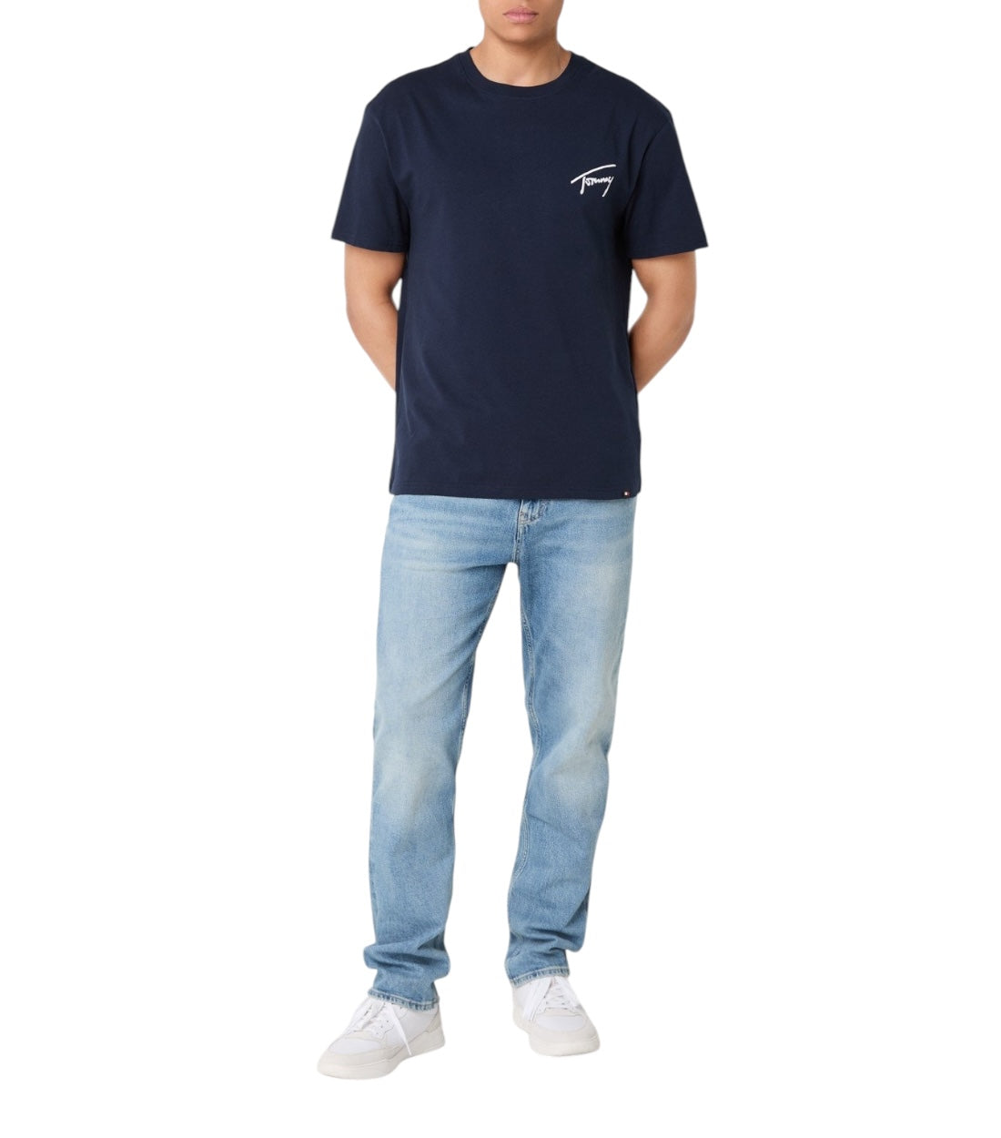 Tommy Hilfiger Jeans Blauw T-shirt