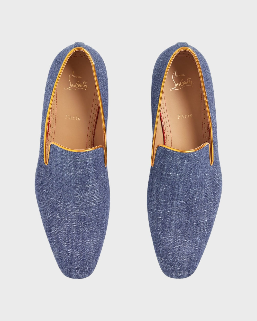 Christian Louboutin Colannaki Denim Loafers