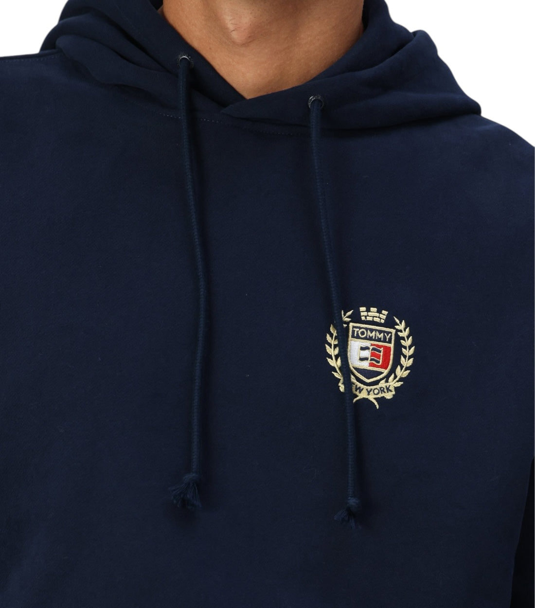 Tommy Hilfiger Blauw Flag Crest Hoodie