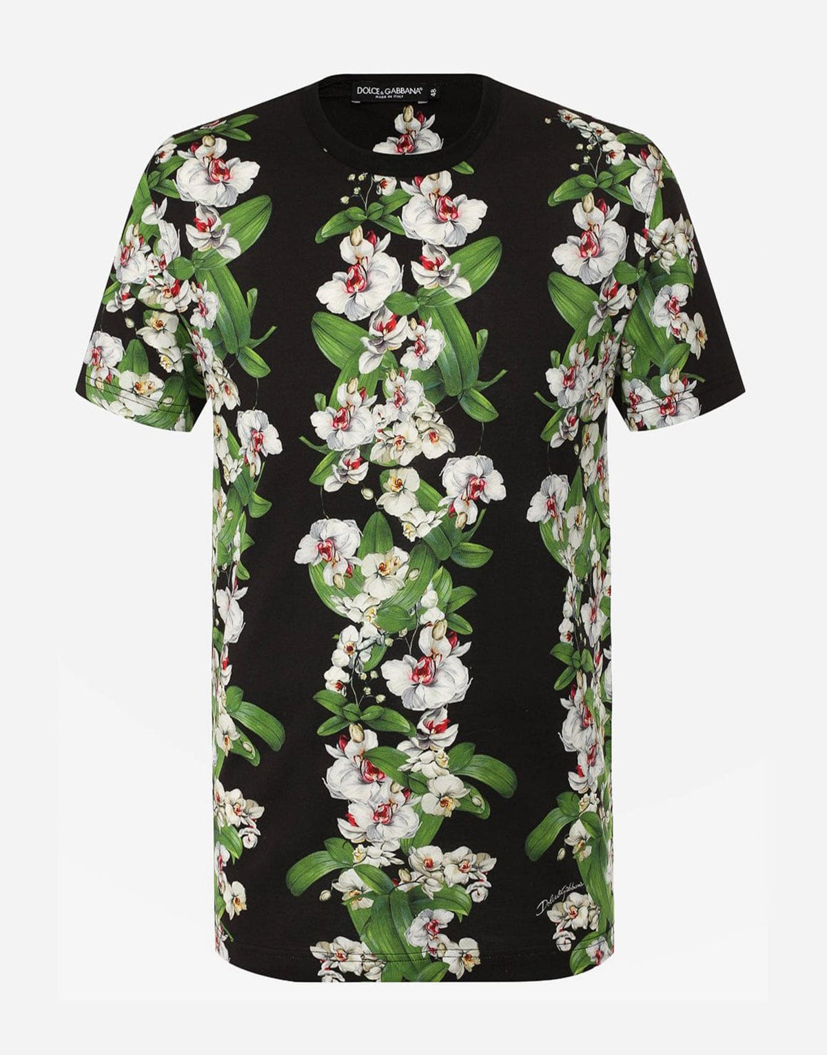 Dolce & Gabbana Zwart T-shirt met Bloemenprint