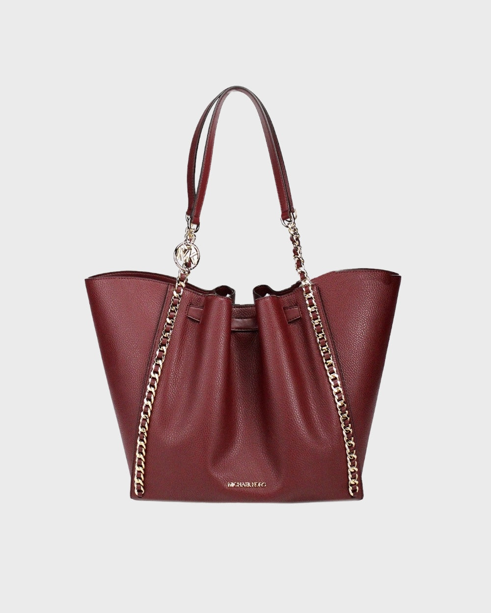 Michael Kors Mina Bordeaux Handtas