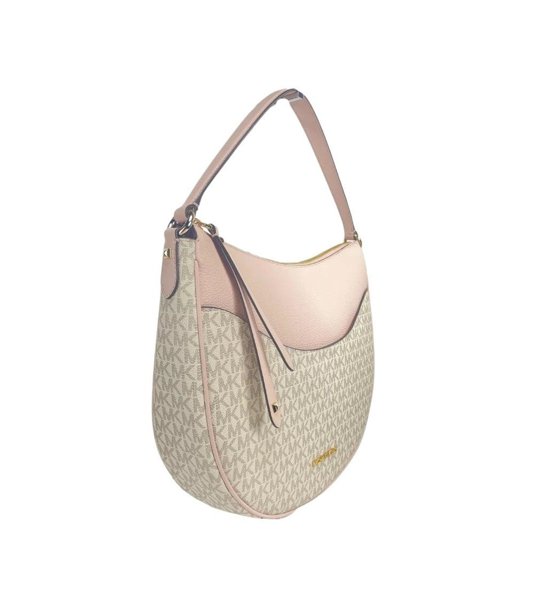 Michael Kors Beige Large Dover Half Moon Crossbody Tas