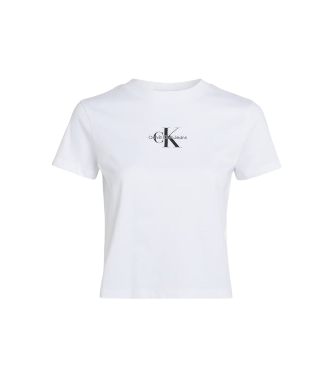 Calvin Klein Jeans Wit T-shirt Met Logoprint