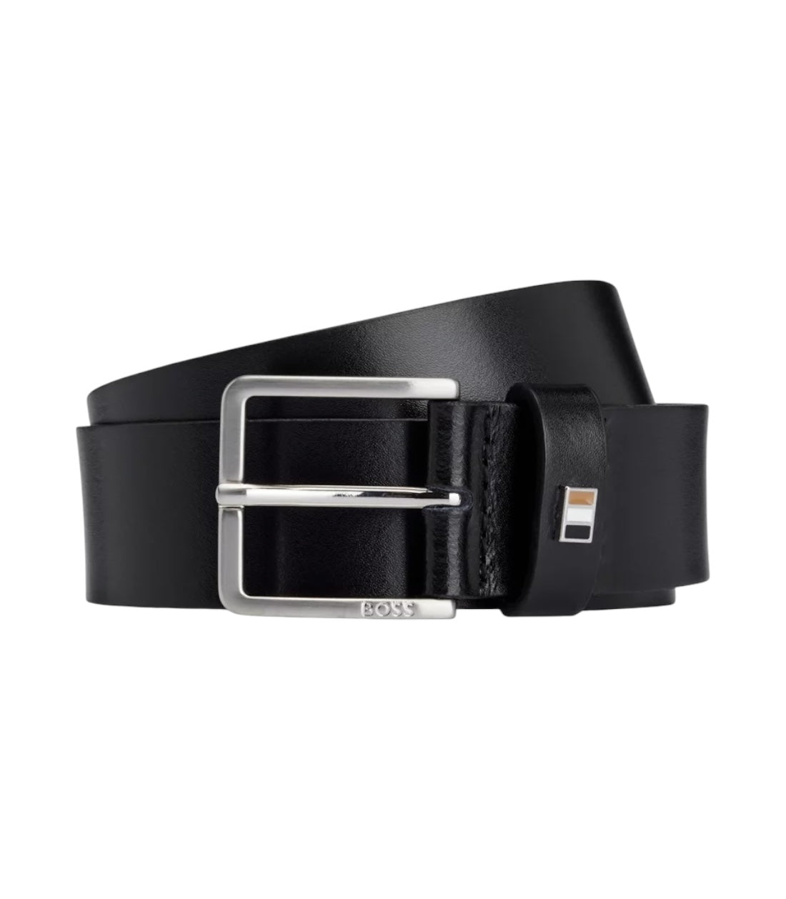 Hugo Boss Zwarte Leren Riem