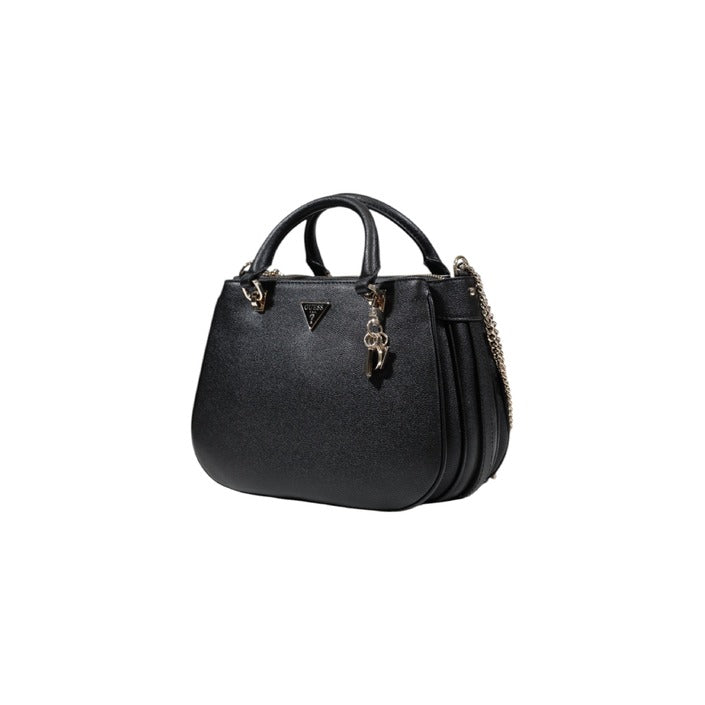 Guess Zwart Fedora Satchel Handtas