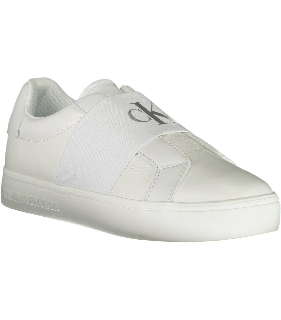 Calvin Klein chique Witte Sneakers Met Elastische Band