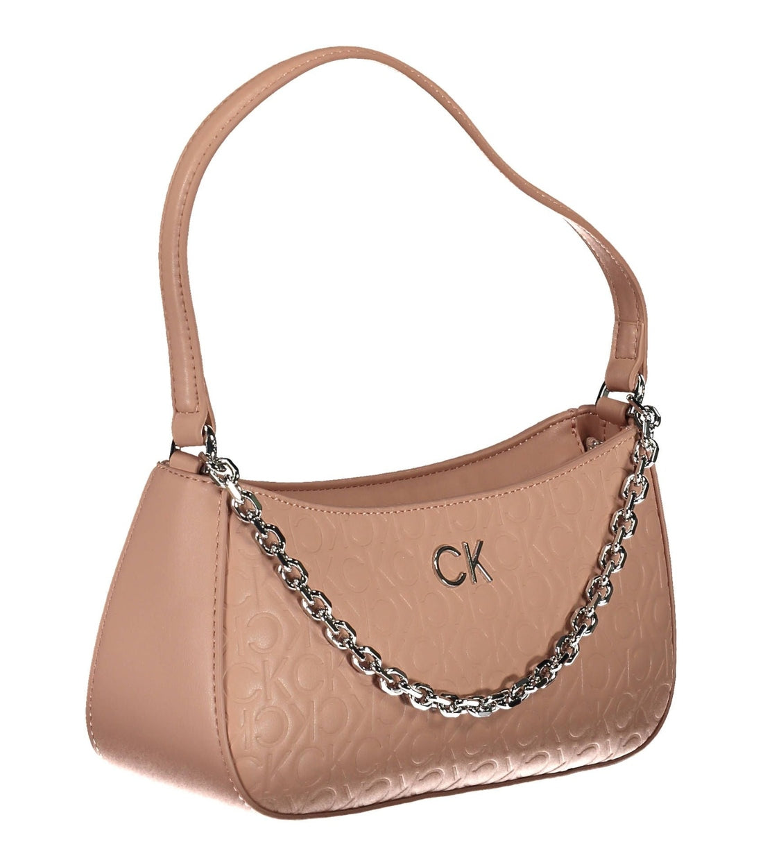 Calvin Klein Chic Roze Handtas met Kettinghandvat