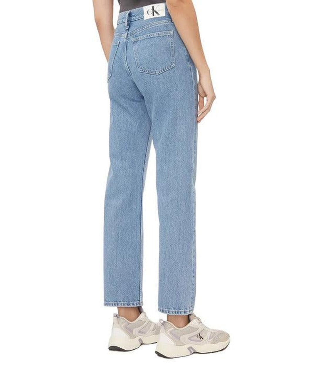 Calvin Klein Jeans Blauw High Waist Jeans Dames