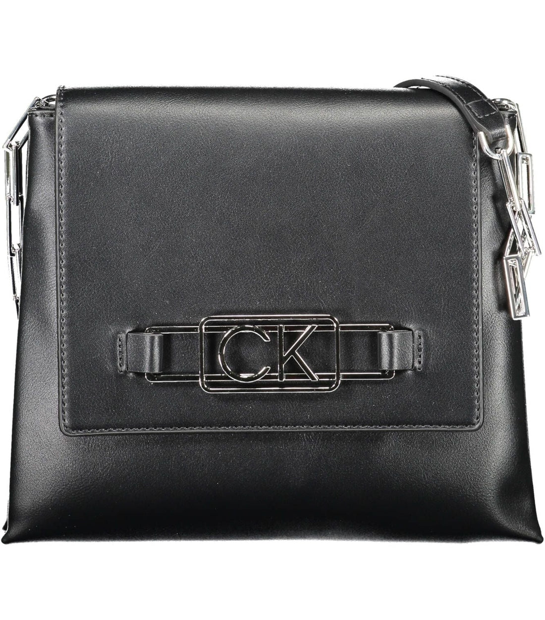 Calvin Klein Elegante Handtas met Dubbel Compartment en Druksluiting