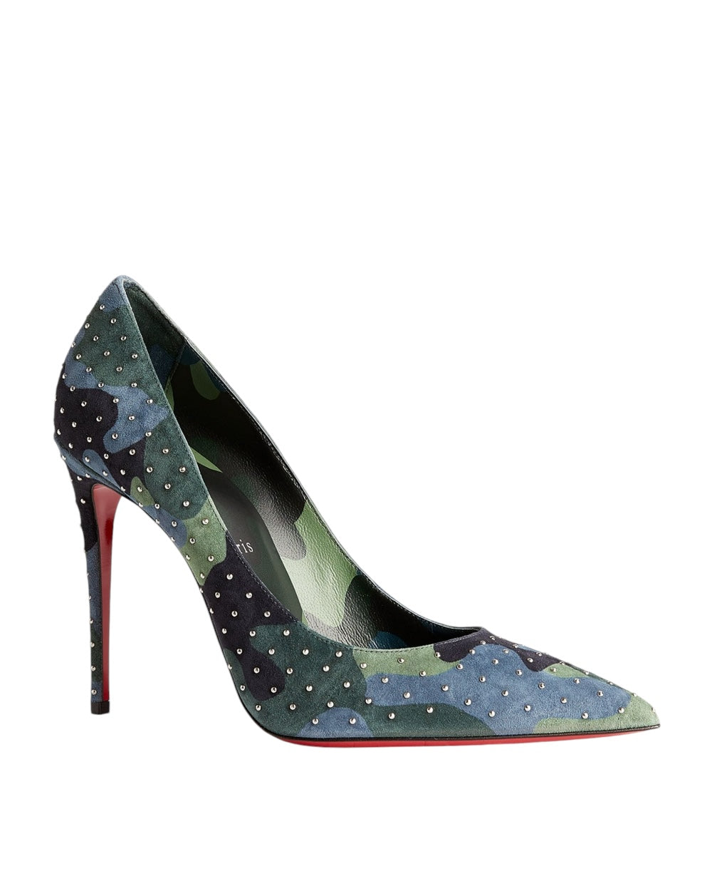 Christian Louboutin Camouflage Kate Plume Pumps 100MM Pumps