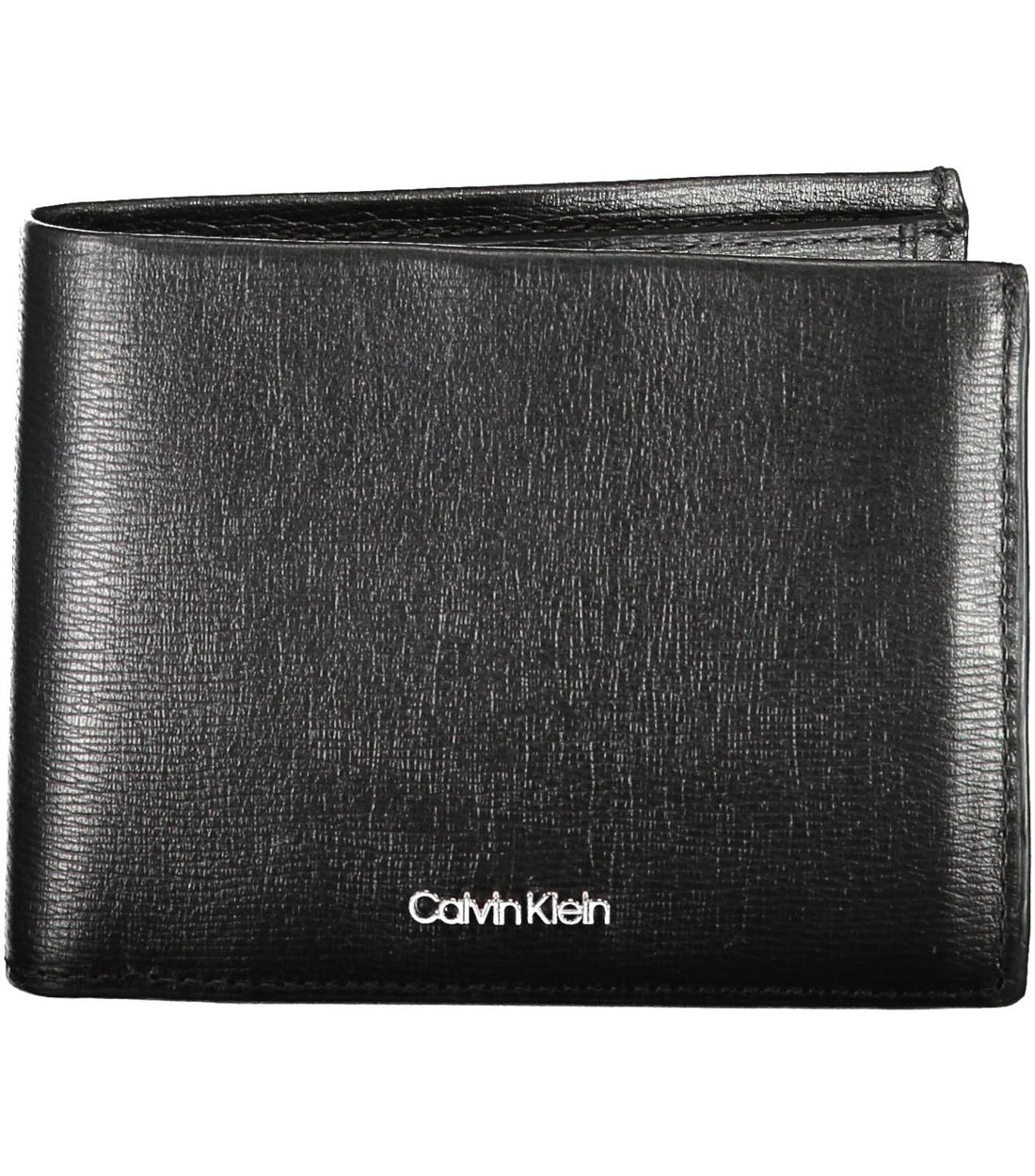 Calvin Klein Elegant Zwarte Leren Portemonnee met RFID Bescherming