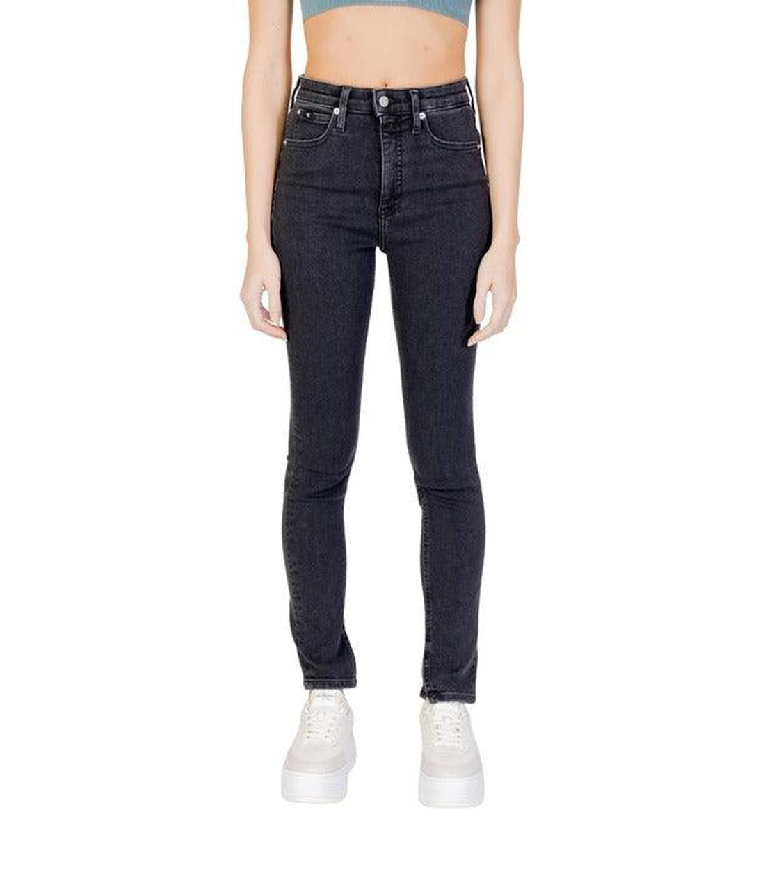 Calvin Klein Jeans Zwart Regular Fit Jeans Dames