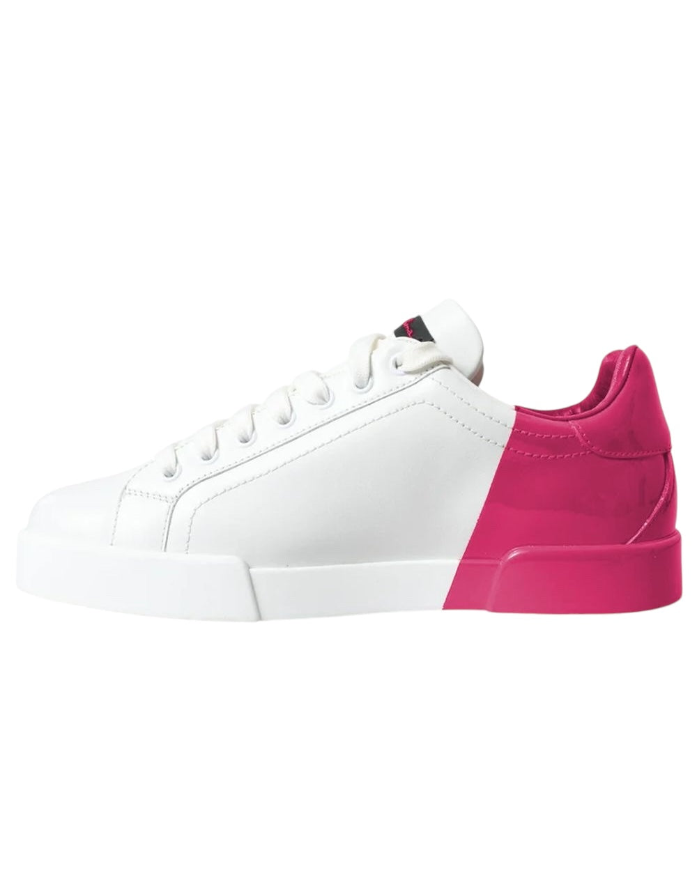 Dolce & Gabbana Roze Kalfsleren Sneakers